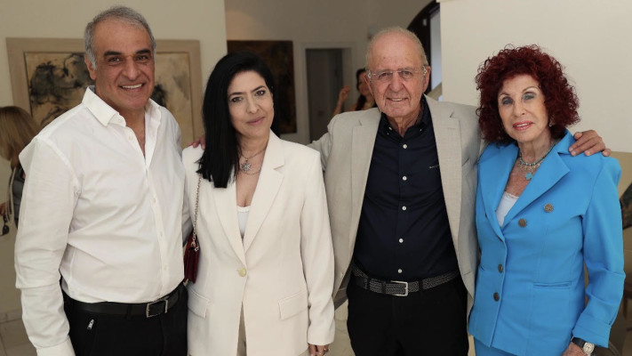 תמי ויהודה רווה, כרמית ומיקי נעימי (צילום: אור גפן)
