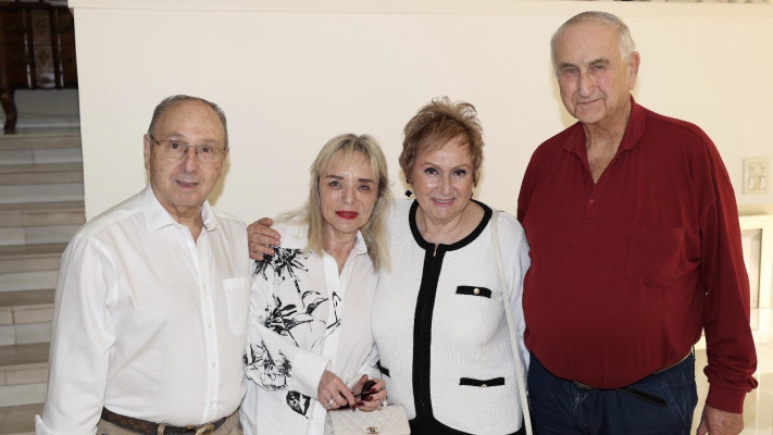 גד ואתי פרופר רחלי ושאול לוטן (צילום: אור גפן)