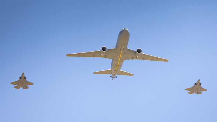מטוס KC-46 ''גדעון'' החדש שהגיע לחיל האוויר