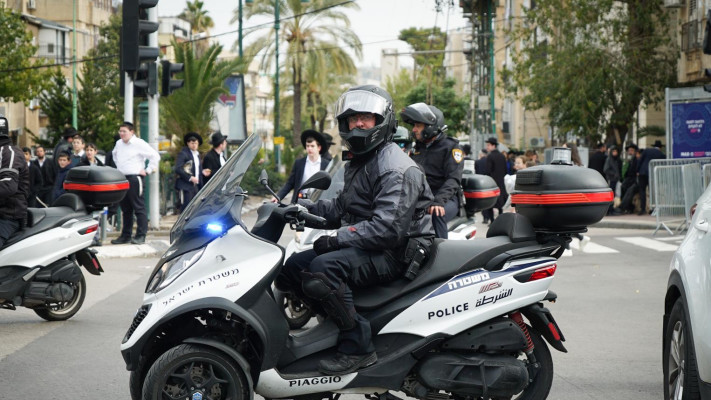 כוננות משטרה בהפגנת החרדים 