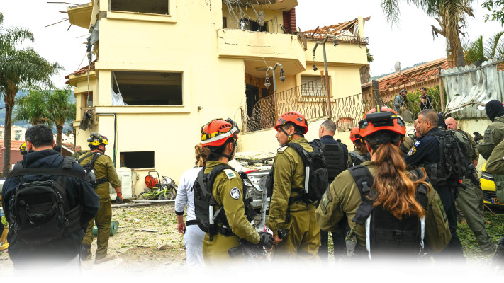 בניין בקריית שמונה שנפגע באפריל 2026