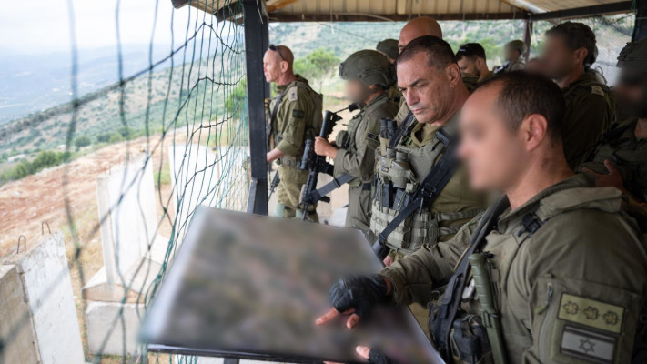הרמטכ''ל אייל זמיר בביקור באוגדת הבשן בצפון