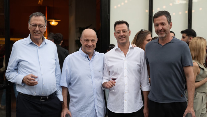 יואש בן אליעזר, דניאל בר, אמיר בורנשטיין וג'קי בר&nbsp; (צילום: גל סיזון)