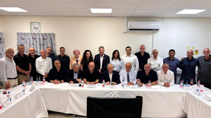 בנימין נתניהו ושרי הממשלה בשיחה ראשי הרשויות בצפון