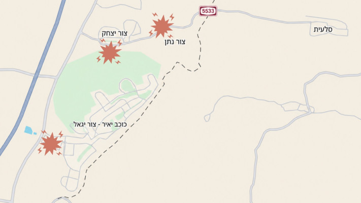 פיגוע ירי מתגלגל באזור כוכב יאיר 