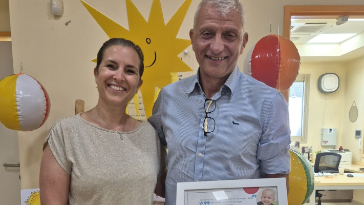  אסף בן דב מנכל נאות גלובל_אפרת ליכטמן מנכלית עמותת גדולים מהחיים (צילום: יח''צ)