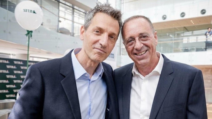 גיל גבע ואורי לוין (צילום: כפיר זיו)