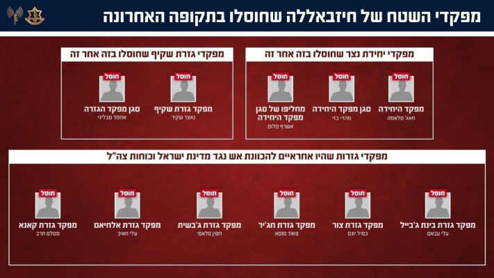 מפקדי השטח שחוסלו