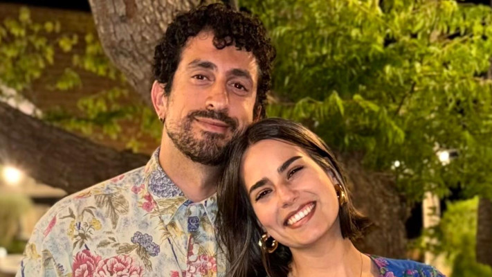 גיל כהן עם אשתו מעיין