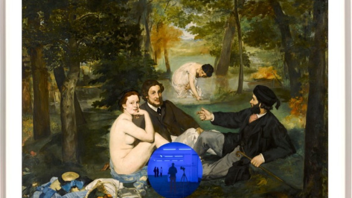 ג׳ף קונס, Gazing Ball (Manet Luncheon on the Grass), 2019