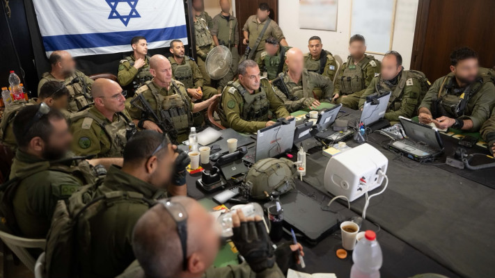 הרמטכ''ל, רא''ל אייל זמיר בהערכת מצב עם מפקדי אוגדה 91