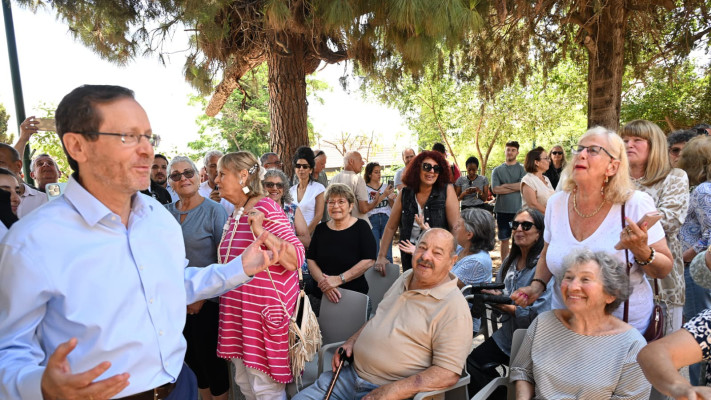 נשיא המדינה יצחק הרצוג בביקור במטולה