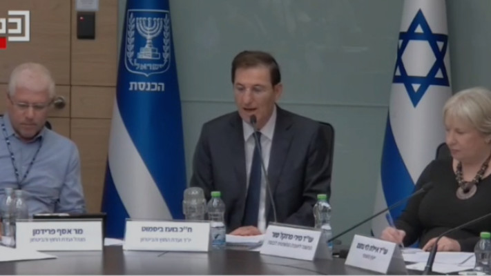 ביסמוט בישיבת ועדת חוץ וביטחון