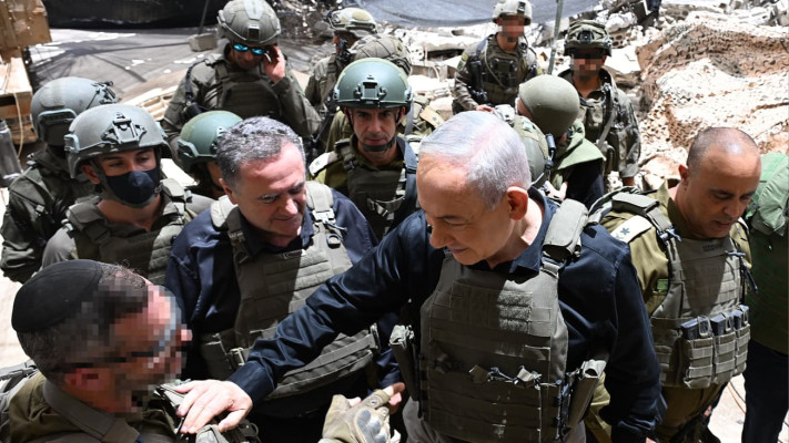נתניהו וכ''ץ בלבנון