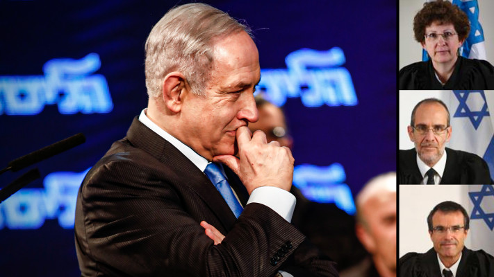 השופטים במשפט נתניהו רבקה פרידמן־פלדמן, משה בר־עם ועודד שחם