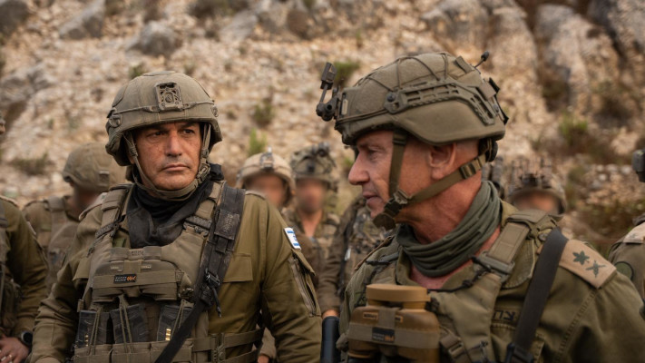 אייל זמיר במבצר הבופור בלבנון