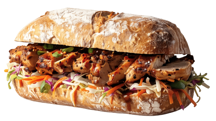 כריך עוף אסיאתי של BITE CLUB