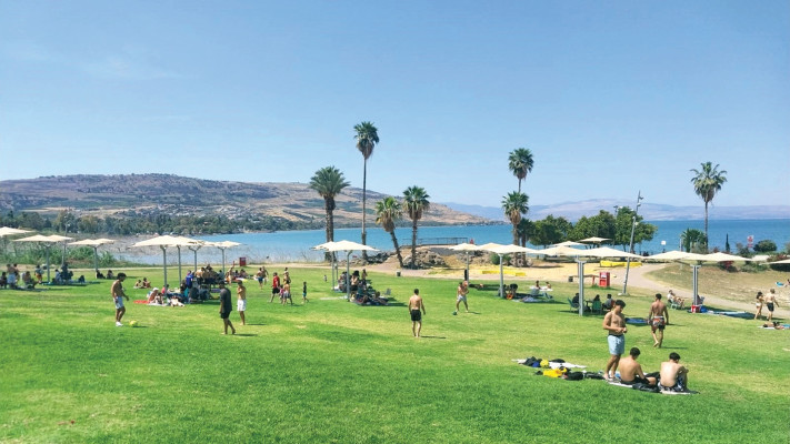 חוף צמח בכנרת
