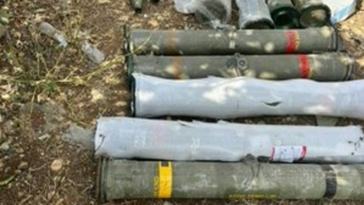 אמצעי לחימה שאותרו בדרום לבנון