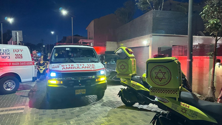 רצף אירועי הפשיעה חמורים. מזירת האירוע בהרצליה 