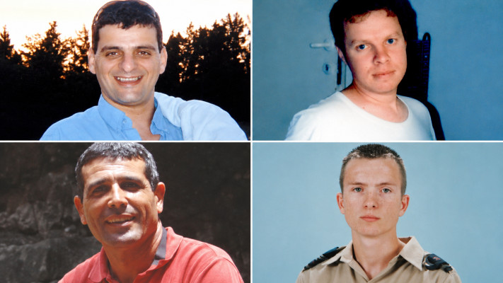(משמאל למעלה עם כיוון השעון): שמואל בן שמעון, דוד פלדמן, דניס לפידוס, ניסים אלהרר
