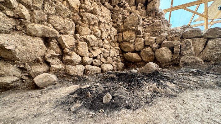שרידי החורבן שנחשפו בחפירות רשות העתיקות בעיר דוד