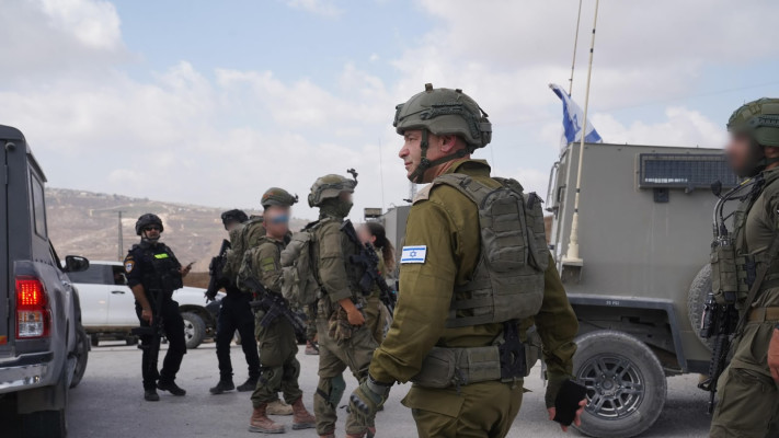 פעילות הכוחות בזירת הפיגוע סמוך לחוות גלעד