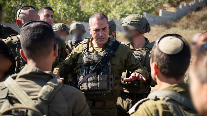 הרמטכ''ל בזירת הפיגוע