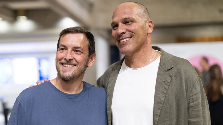 ניר לוינגר ואסף זמיר (צילום: מור ארקדיר)