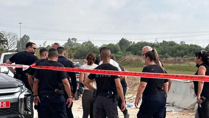 מזירת איתור הגופה בשרון