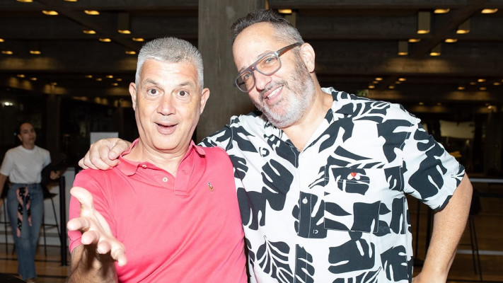יובל סער וגדעון עמיחי (צילום: מור ארקדיר)