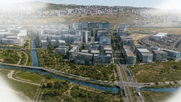 הדמיית מתחם 4 בפרויקט תמ''א 75 במפרץ חיפה