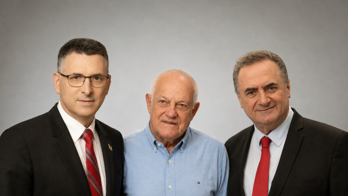 השרים המשוריינים: ישראל כ''ץ, חיים כץ, גדעון סער