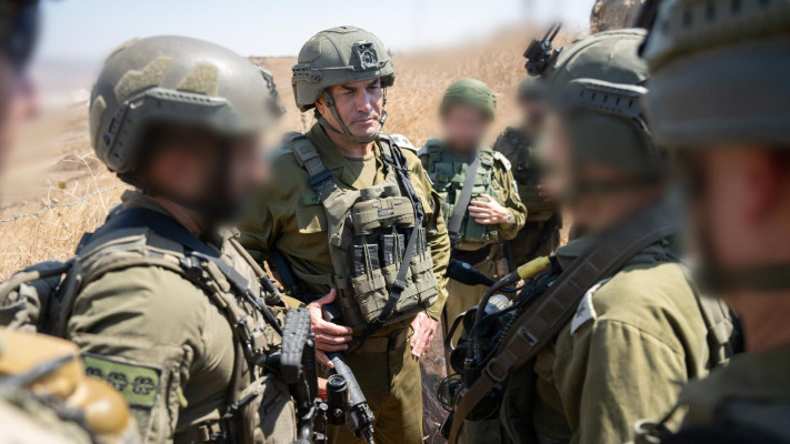 הרמטכ''ל, רא''ל אייל זמיר בדרום סוריה