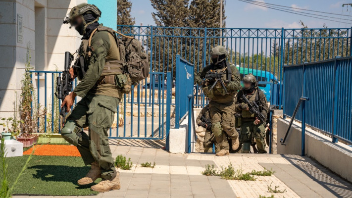 התרגיל הצבאי ביהודה ושומרון 
