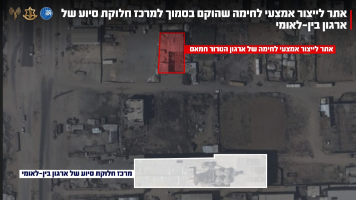 צה''ל ושב''כ תקפו אתר לייצור אמצעי לחימה של חמאס במרחב אל מע'אזי 