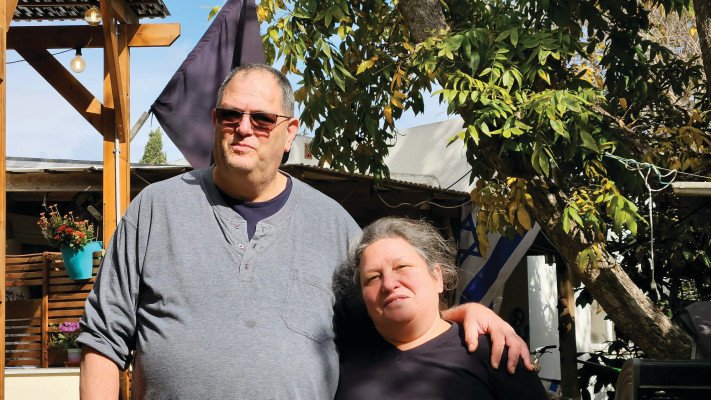 שחר ואיילת שנורמן בכפר עזה