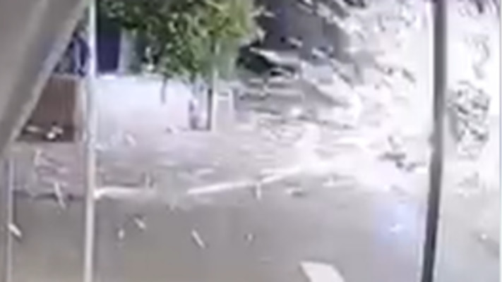 פיצוץ רימון הרסס בצורן