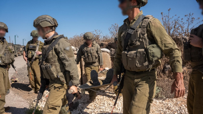 חיילי צה''ל בתרגיל צבאי במרחב רמת הגולן