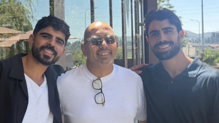 משה צדקיהו, אלרועי תורג'מן ומאור צדקיהו (צילום: יחצ)