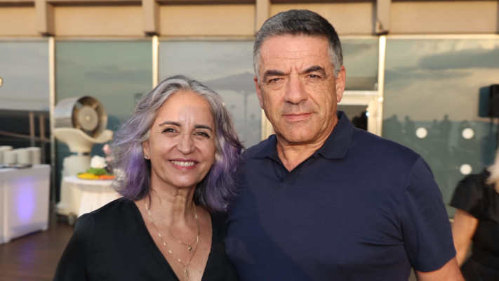 עמיקם נורקין ואורלי מסקין (צילום: רפי דלויה)