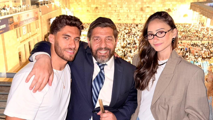 אגם בוחבוט, הרב מרדכי חסידים, בר ברימר (צילום: פרטי)