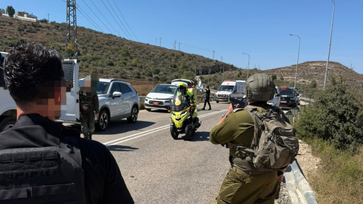 זירת הפיגוע בבנימין