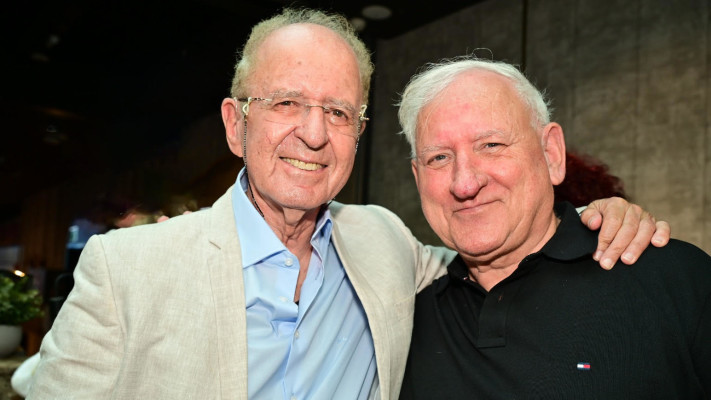 יאיר סרוסי ויהודה רוה (צילום: תמר מצפי)