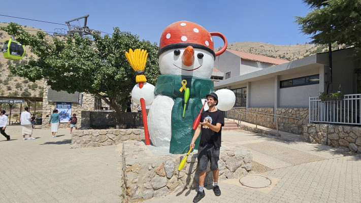  יוני קרקסוני באתר החרמון