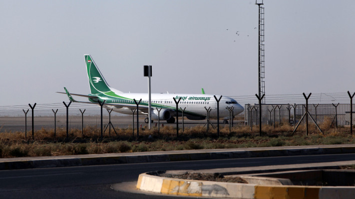 מטוס של Iraqi Airways בשדה התעופה אבריל בעיראק