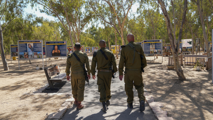 מפקדי מל''י בזירת הטבח במסיבת הנובה