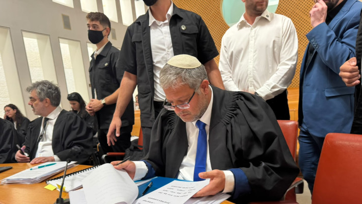 איתמר בן גביר מייצג את עוצמה יהודית בדיון הפסילות בבג''ץ