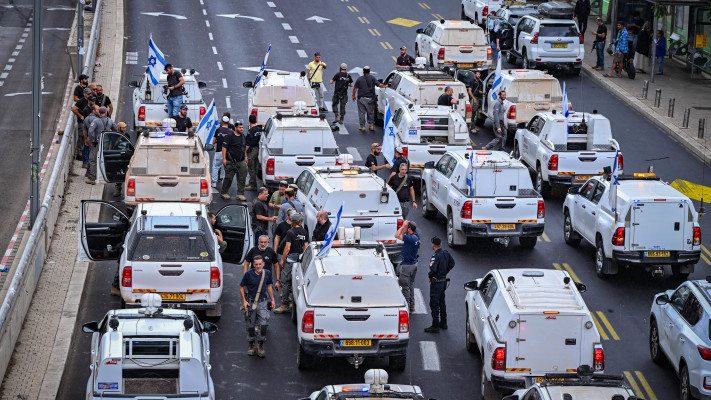 מחאת הרבש''צים בתל אביב, על כבישי איילון