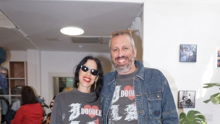 תומר גוטרמן ואיגי וקסמן  (צילום: אבישג אווקרט)